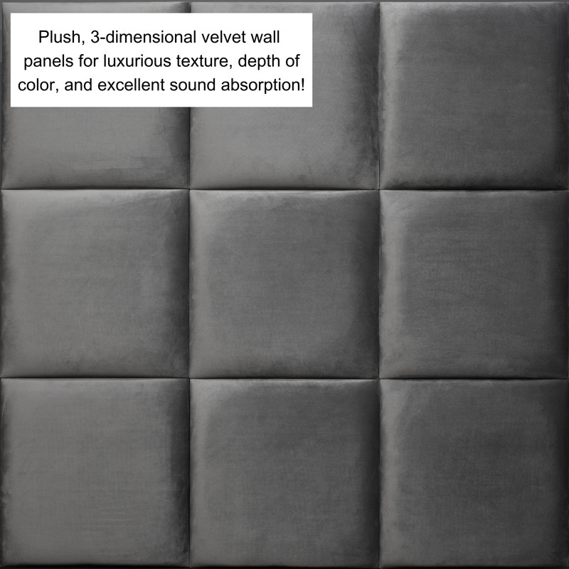 Velours de luxe, gris