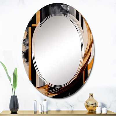 Gold Touch Art Deco I - Miroir mural moderne