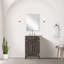 Ensemble de meuble-lavabo simple avec plateau en acrylique et robinet