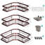Ensemble de 3 tablettes de rangement en coin antirouille-1311441214-1311441205