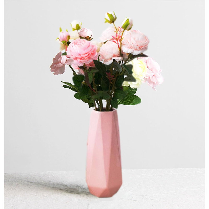 Vase en céramique rose