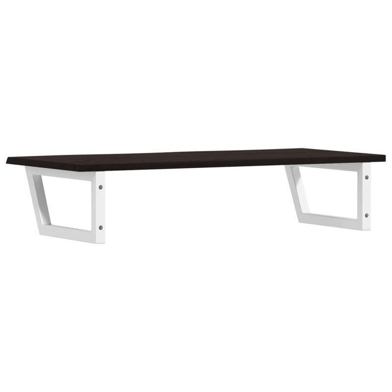 Armenda 100cm Solid Wood Bathroom Vanity Top, Black/White