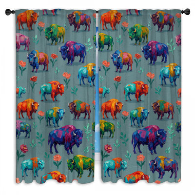 Rideaux de fenêtre Rainbow Buffalo