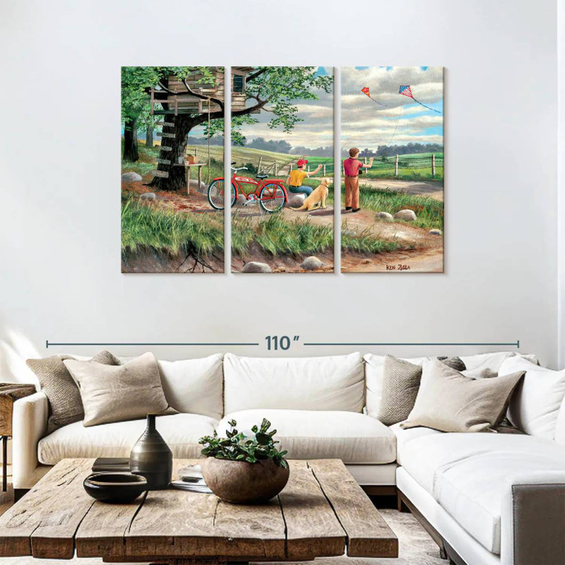 Senne Catching The Wind, 48" H x 74" W