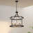 Setser 6- Light 21.5'' W Modern Lantern Dining Room Chandelier-86134982