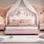 Lit princesse rembourré Calton avec tête de lit couronne-94301878-96606868