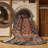 Machine Washable Art Deco Brown Area Rug-1132725028