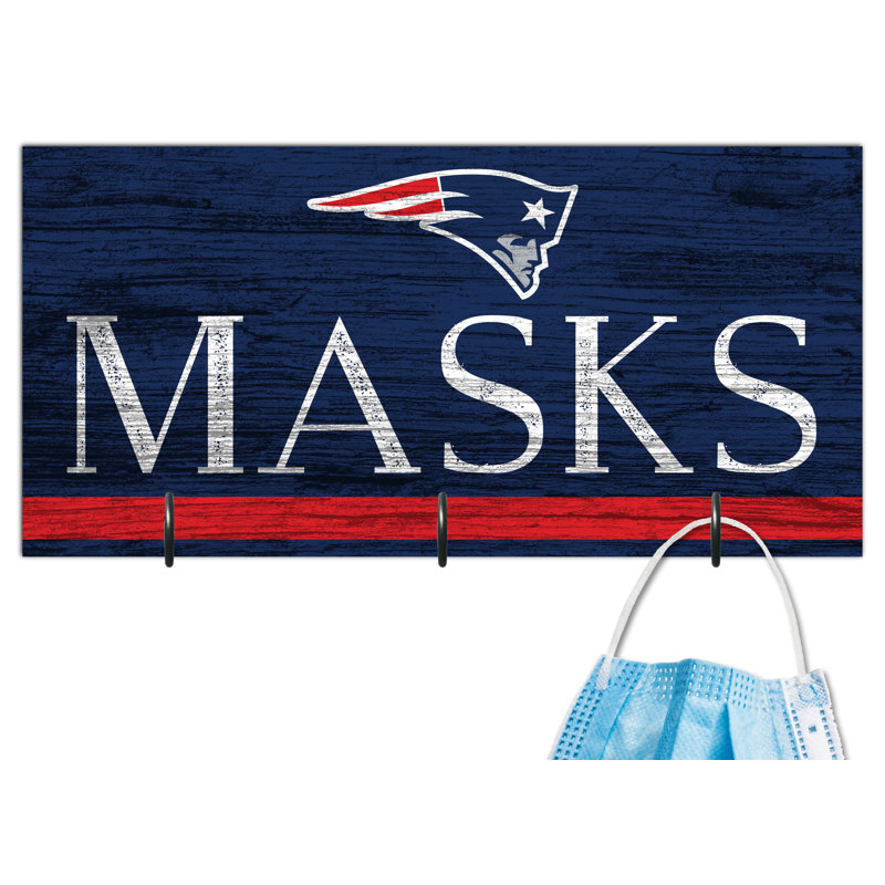 3 - Hook Wall Mounted Coat Rack, Los Angeles Chargers
