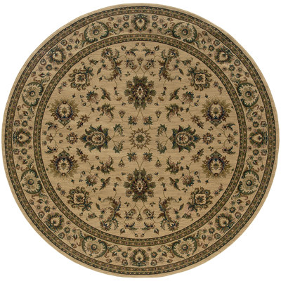 Tapis oriental ivoire / vert Shelburne