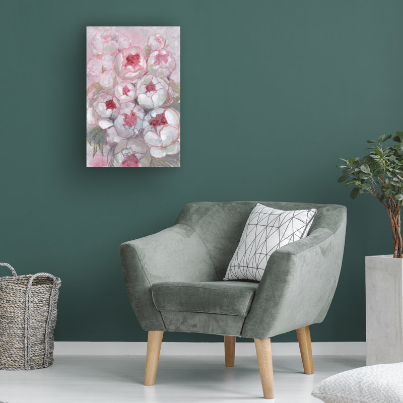 Bolognaise bolologia de pivoines en rose, H 24 po x l 16 po