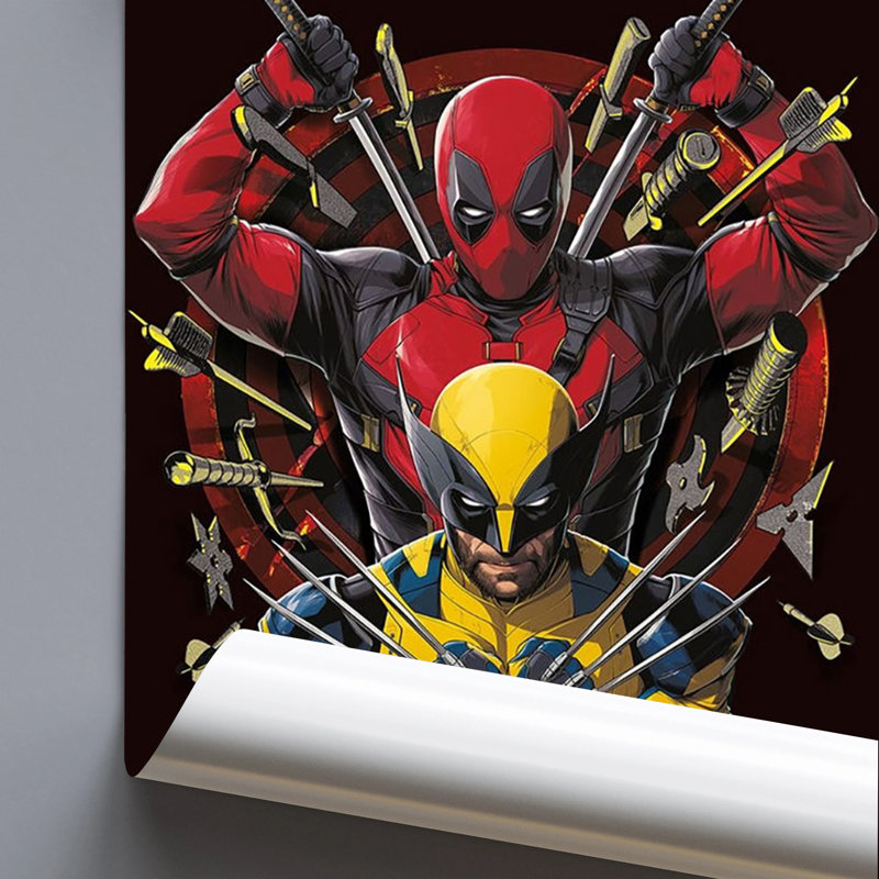  Officiellement sous licence «Wolverine», affiche d'art sur armes - 24 x 36 po - reproduction décorative - papier affiche - prête à encadrer