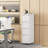 Metal Storage Filing Cabinet With Wheels, Lock And 4 Drawers-499408485