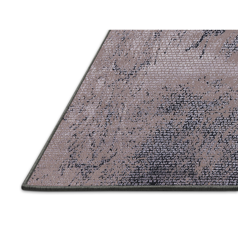 Tapis bleu/gris, Rectangle 6 pi x 9 pi