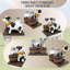 Porte-shaker en résine sel et poivre Holstein Cow Rustic Farmhouse Kitchen Decor