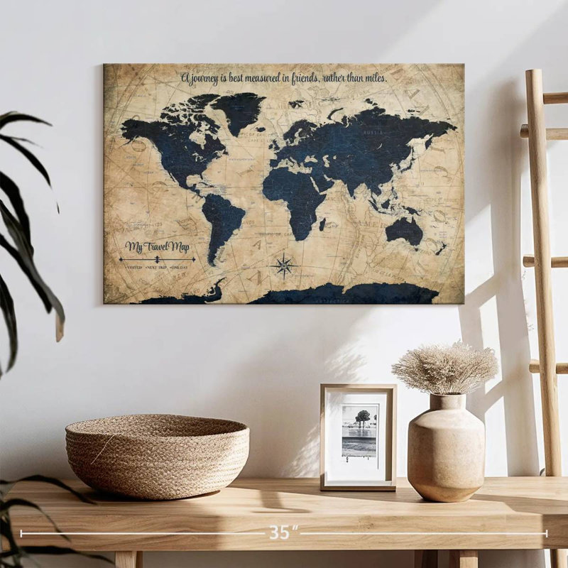 My Travel Alvertia, punaise I, 16" H x 24" W