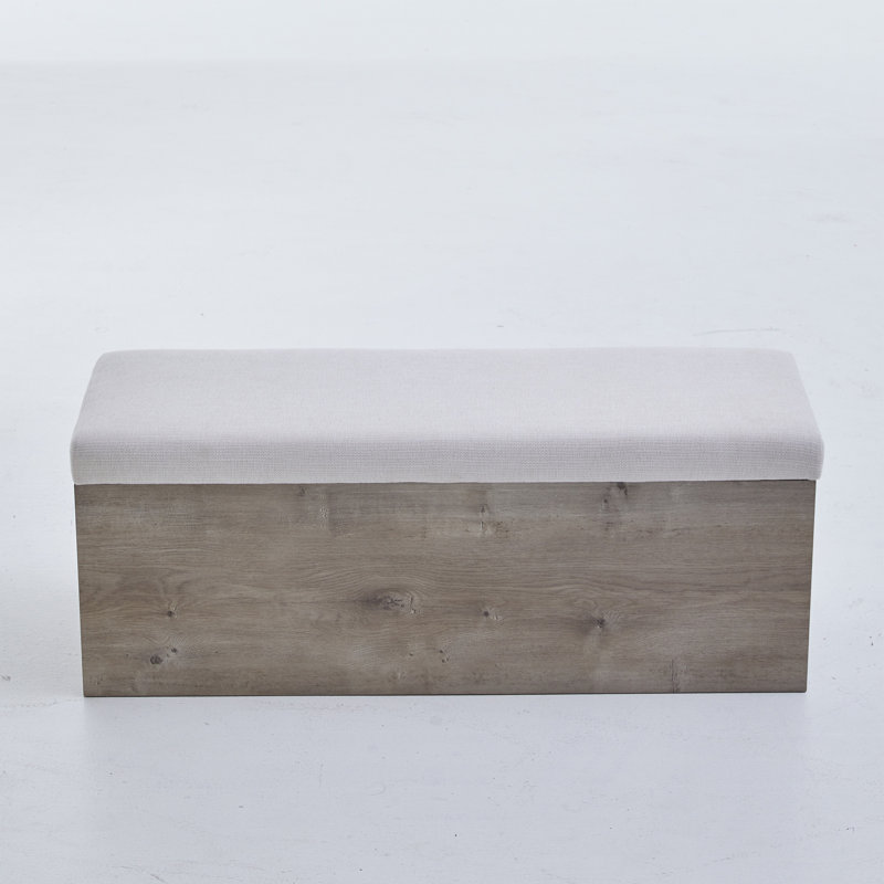 Banc de rangement rembourré Shelton