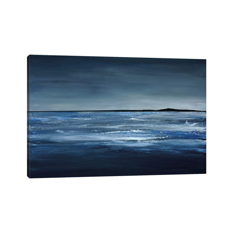 Blue Horizon by Earl Kaminsky - Wrapped Canvas Gallery-Wrapped Canvas Giclée, 20.5cm H x 31cm W