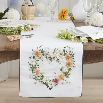 Chemin de table Floral Heart