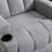 33.07" W Upholstered Manual Recliner with Massage and Heating -693330127