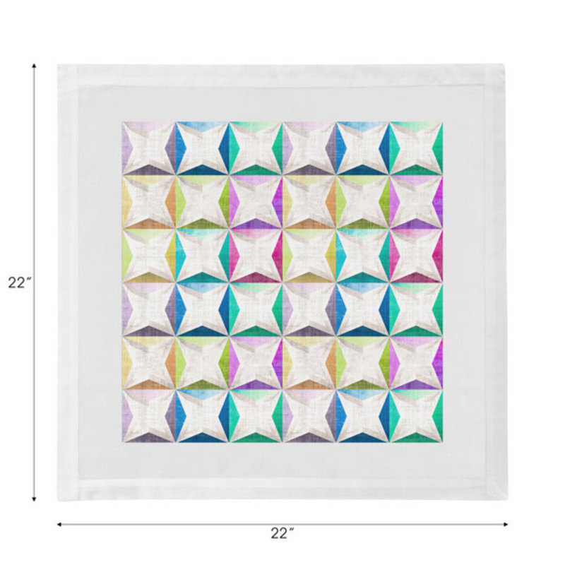 Truiq Happy Cotton Sateen Dinner Napkins