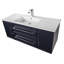Ensemble de meuble-lavabo mural simple 48 po avec plateau en marbre Milano-1142586992