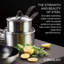 Circulon Stainless Steel Sauté Pan and SteelShield Hybrid and Nonstick Technology, 3 Quart, Silver