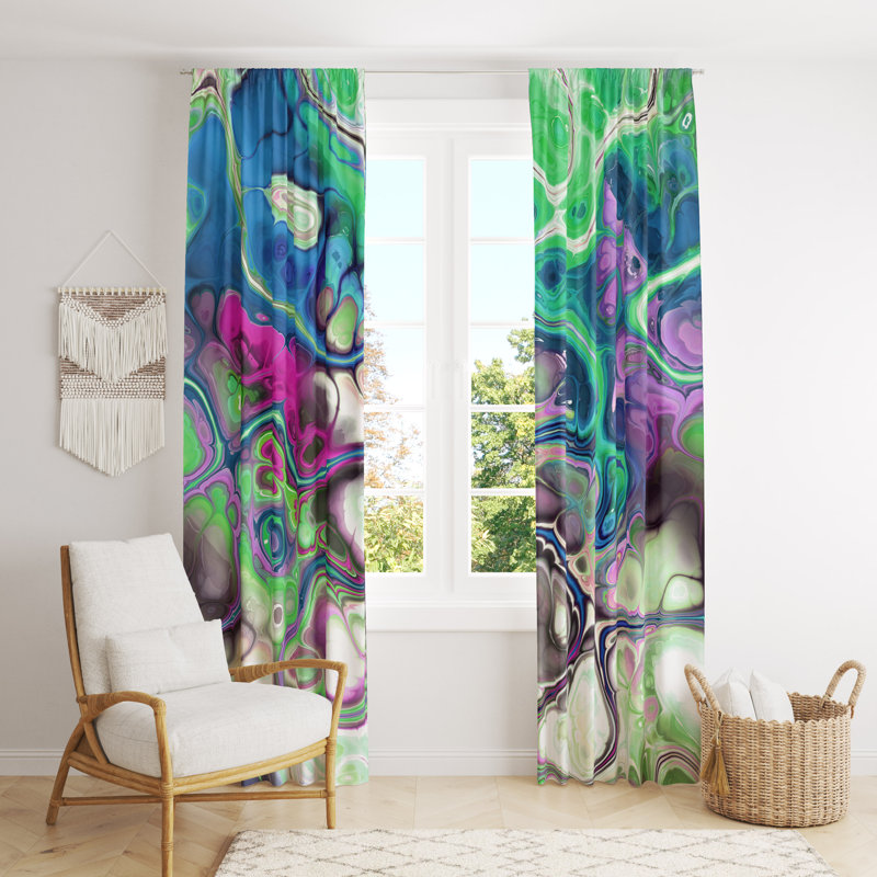 Paire de rideaux obscurcissant en polyester Kavan, L 56 po x L 78 po