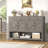 55.1" Upgraded Console Table, Entryway Table with Open Shelf-258338743