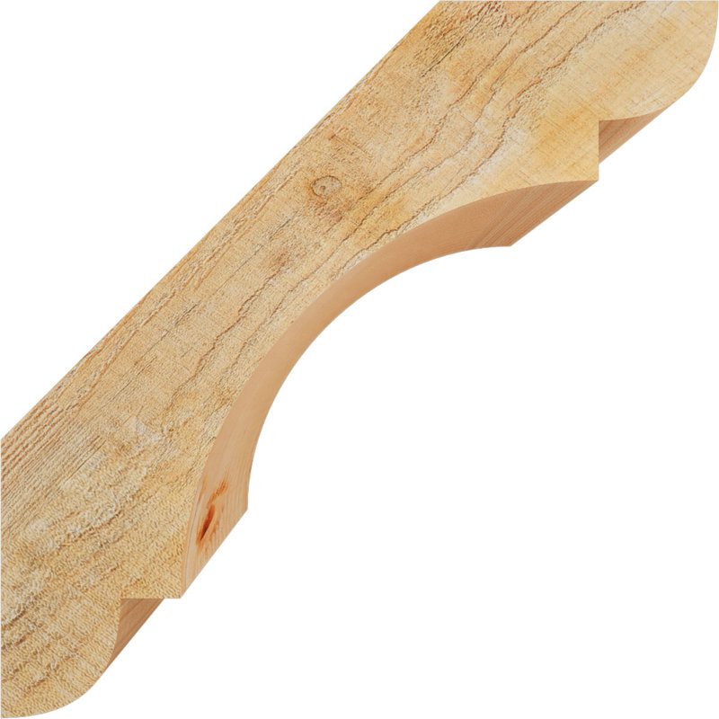 Attelle de genou olympique, Sapin de Douglas, H 12 po x l 6 po x P 12 po, Sciage brut