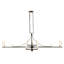 Elongated Scroll Chandelier