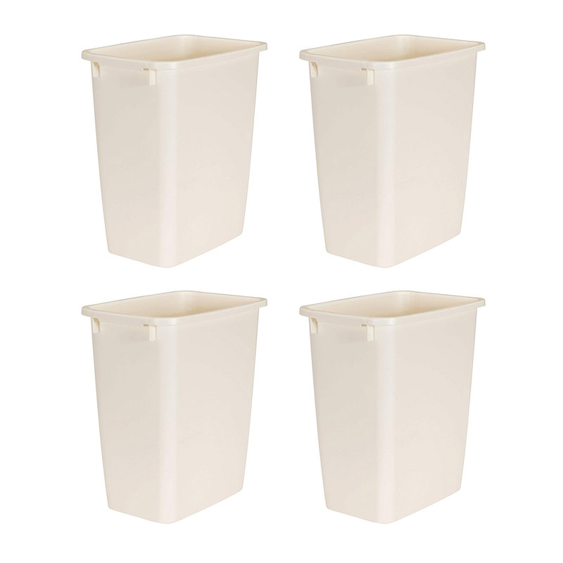 Plastic Open Kitchen Trash Can - 5.25 Gallons
