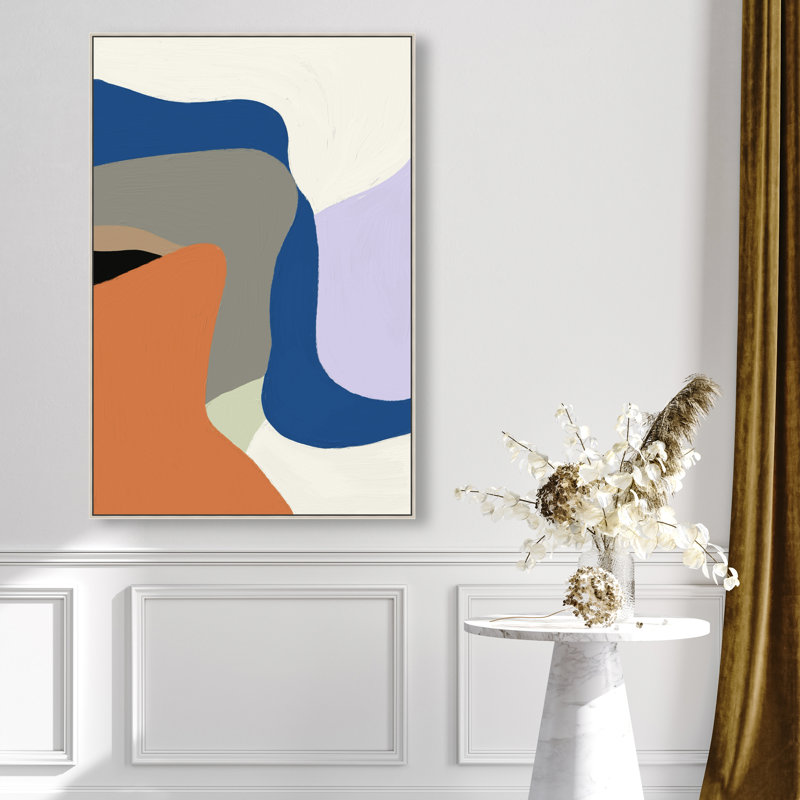 All Together II Print by Oliver Gal, 31"H x 46"W, Silver Floater Frame