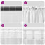 Voile Curtains With Rod Pockets 2 Pcs-964011962-964011967