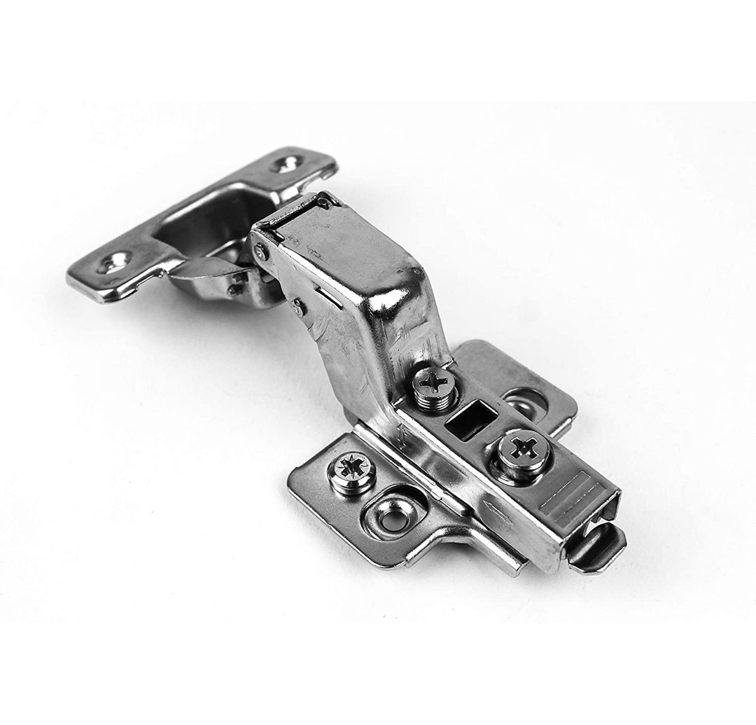 110 Degree Inset Soft Close Frameless Concealed Overlay Hinge (Set of 50) Berta