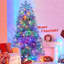 Arbre de Noël artificiel pré-éclairé-1935010085