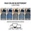 Tapis floral bleu marine / ivoire intérieur / extérieur-215750265-220382937