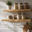 6 -Piece Solid Wood Floating Shelf-138064916
