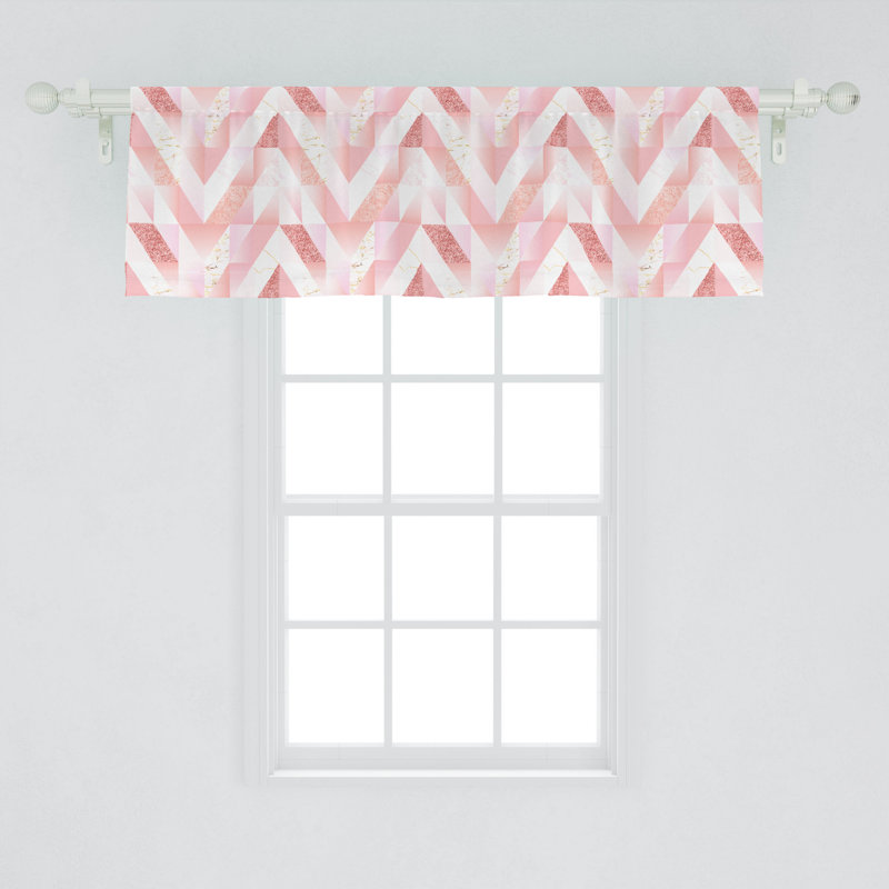 Chevron Tailored Window Valance
