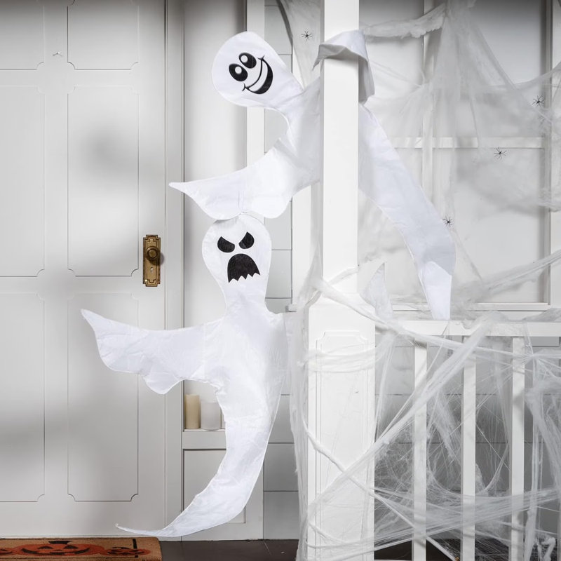 Halloween 2 Pcs Tree Wrap Ghost Decoration Outdoor