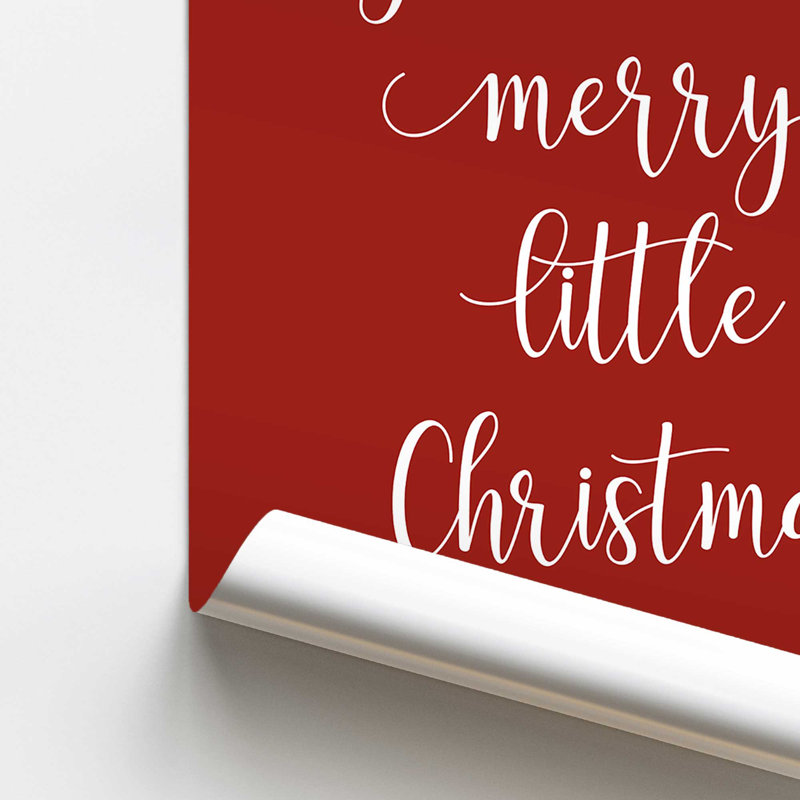 Merry Little Magic, reproduction d'art, H 10 po x l 32 po