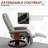 Faux Leather Manual Recliner,wood-18842067