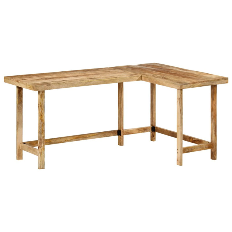 Modale L-Shaped Solid Wood Executive Desk
