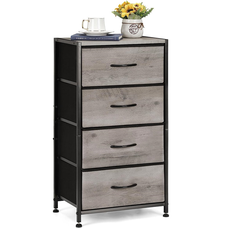 Beckwourth 4 - Drawer Dresser, Light Gray
