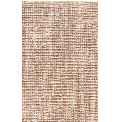 Alda Natural Ivory Hand-Woven Jute Rug