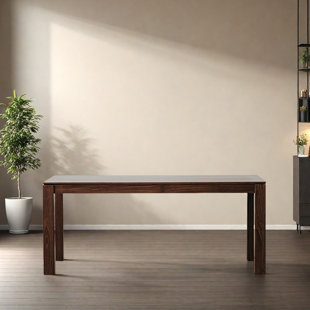 All Solid Walnut Long Rectangular Dining Table