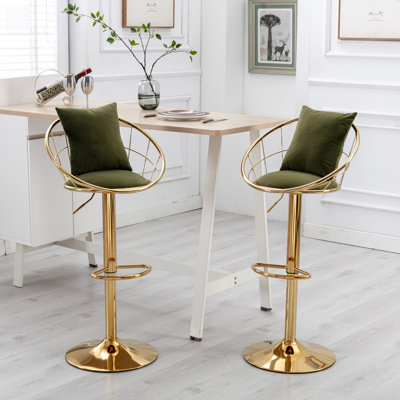 Tabouret pivotant à hauteur réglable Kirtland