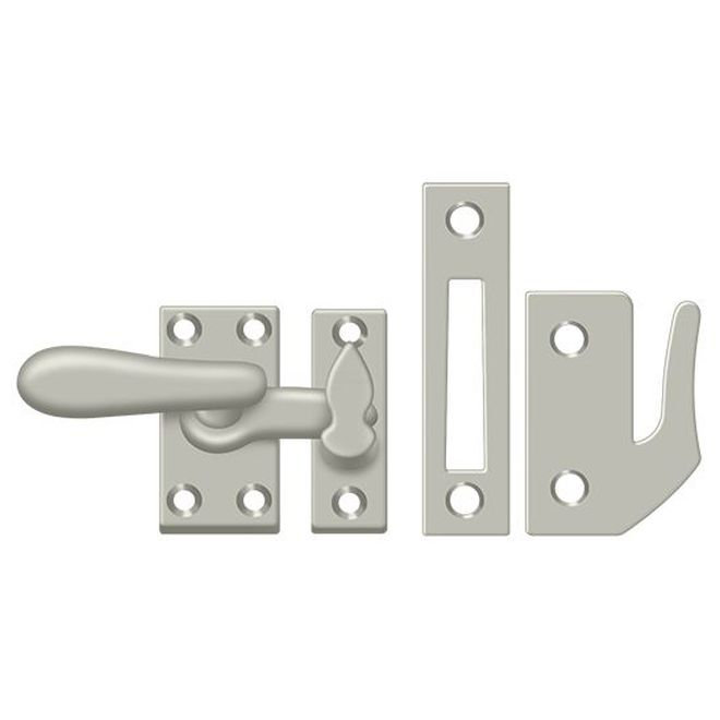 Hardware, Brushed Nickel, 1.3" H x 1.5 W x 0.5" D