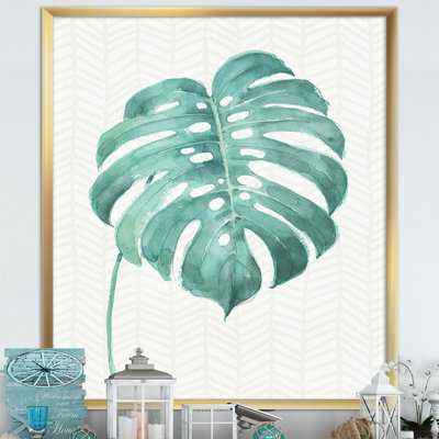 " Mixed Botanical Green Leaves VI "