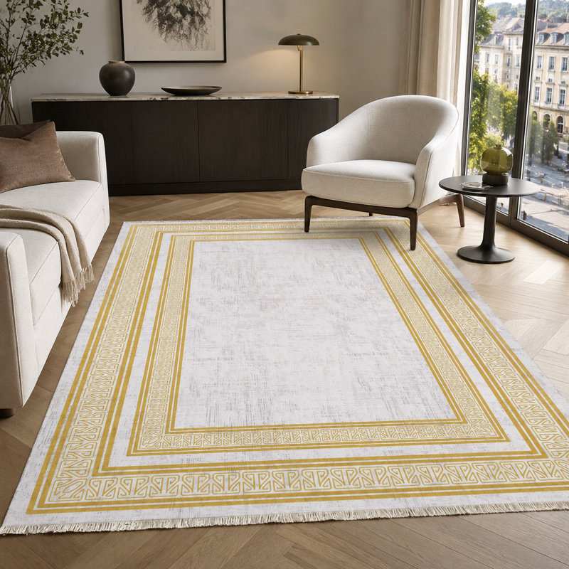 Oriental Cotton and Chenille Flatweave Area Rug, 200 x 300 cm