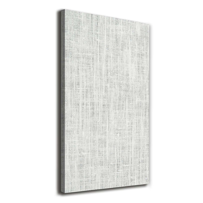 White Linen - Wrapped Canvas Print